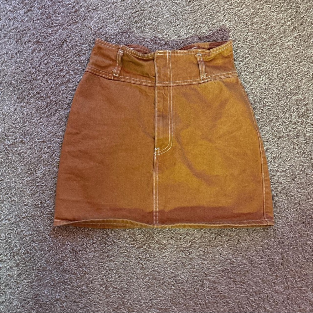 Forever 21 Mustard Mini Skirt